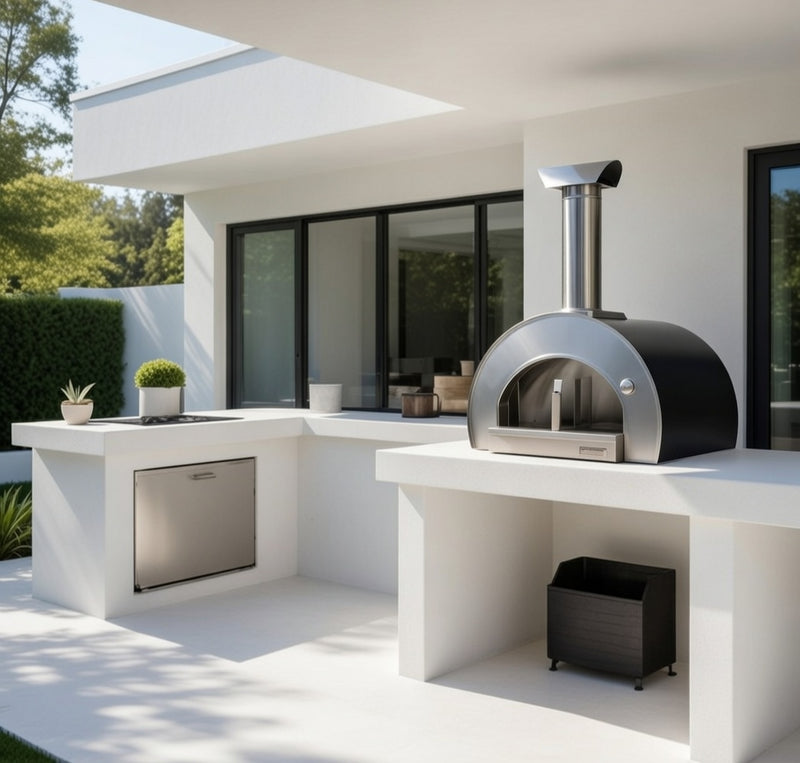 Piccolo Pizza Oven Built in - Black