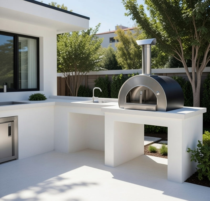 Piccolo Pizza Oven Built in - Black