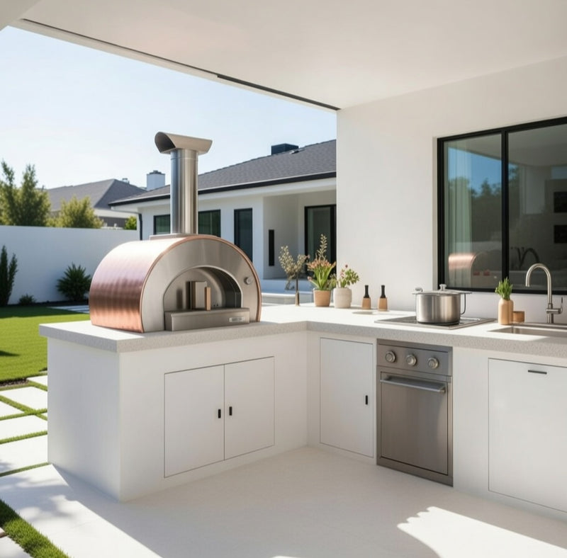 Piccolo Pizza Oven Built in - Antique Copper