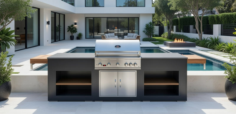 Grillandia Outdoor Kitchen Whistler Burford 5 Burner | 2.5M