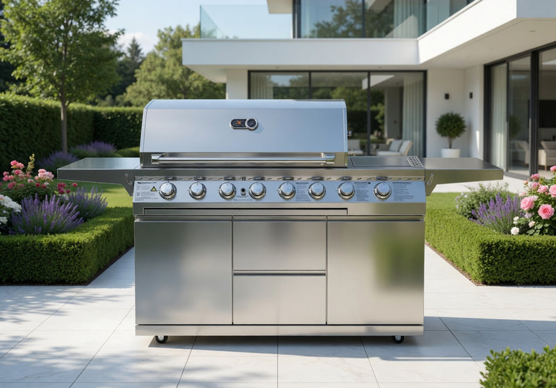 Whistler Cirencester 6-Burner Gas Barbecue and Side Burner | New and Upgraded