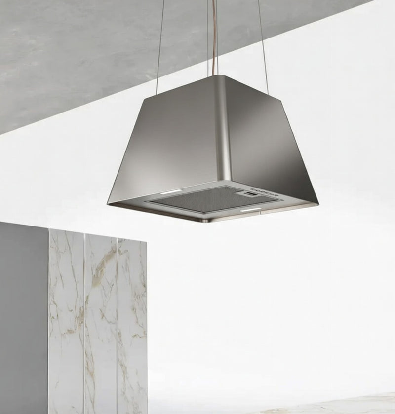 Airforce Gaia 45cm Island Cooker Hood with Touch Control Buttons in Stainless Steel Finish