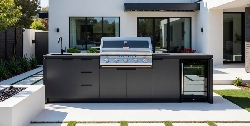Cabinex Premium Outdoor Kitchen Paired with Beefeater 7000 Classic 5 Burner | 3.2Meters