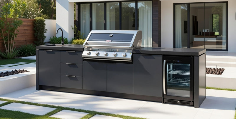 Cabinex Premium Outdoor Kitchen Paired with Beefeater 7000 Classic 5 Burner | 3.2Meters