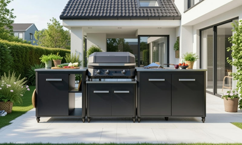 Cozze Outdoor Kitchen G-800 COMB0 Plancha-Grill, | 3M
