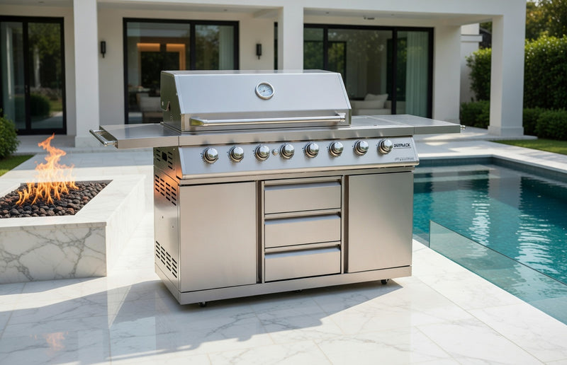 Outback Signature II 6 Burner Hybrid gas barbecue