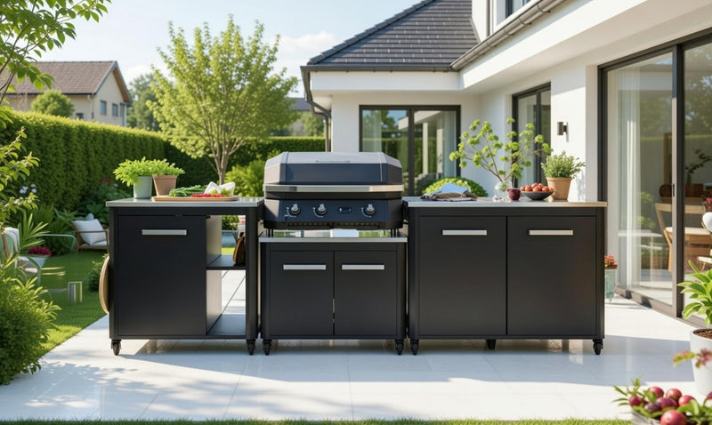Cozze Outdoor Kitchen G-800 COMB0 Plancha-Grill, | 3M