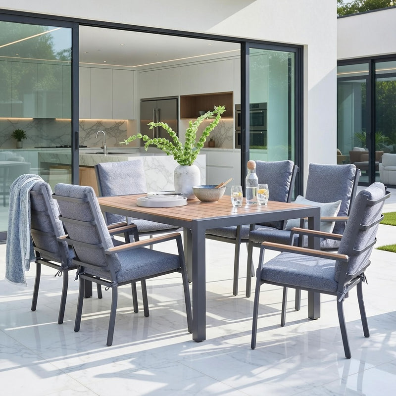 Norfolk Leisure Easton 6 Seater Dining Set