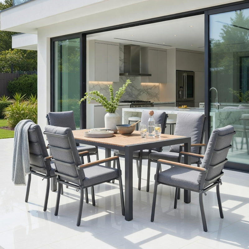 Norfolk Leisure Easton 6 Seater Dining Set