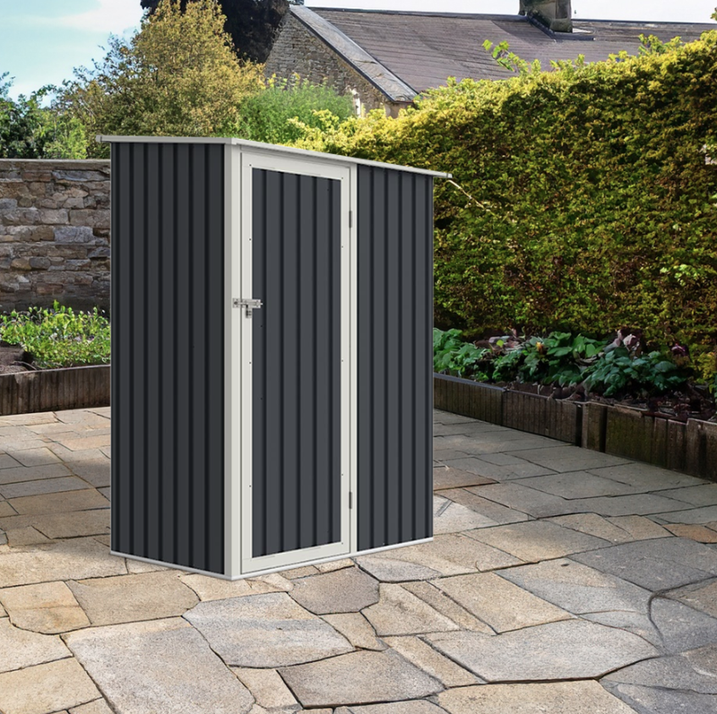 LOTUS PHOEBE PENT METAL SHED 7X5 - GREY