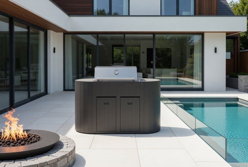 OVO Outdoor kitchens Paired with 3 Burner Gas BBQ, GS | 1.5M