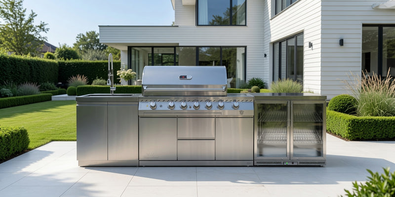 Whistler Outdoor Kitchen 6 Burner BBQ, Fridge, and Sink | 3M