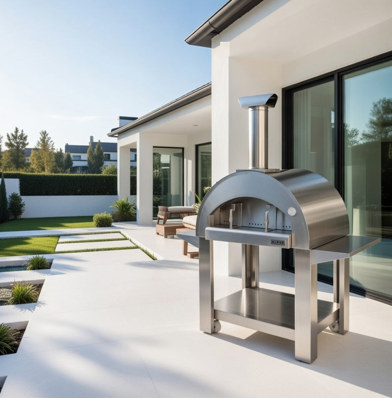 Alpha Pro Grande Wood-Fired Pizza Oven | Stainless Steel