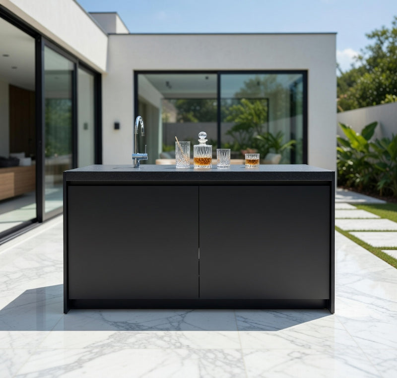 Whistler Fairford Outdoor Kitchen Black Bar unit 1200cm