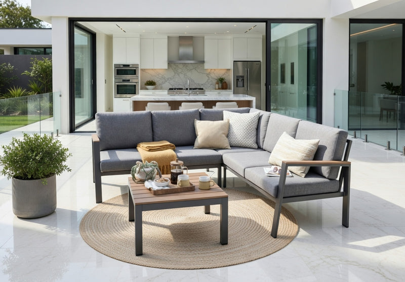 Norfolk Leisure Easton Anthracite Corner Set