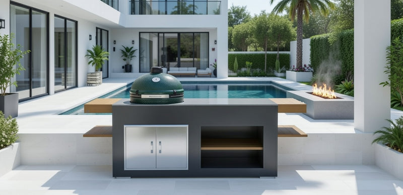 Grillandia Outdoor Kitchen and XL Green Egg | 2M