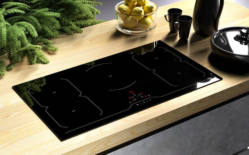 Airforce Integra 90-5B 90cm 5 Zone Induction hob with Touch control & 2 bridgable functions
