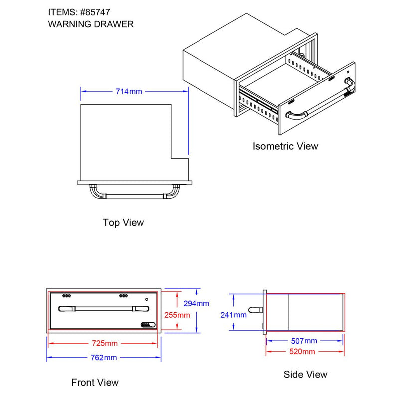 Bull Warming Drawer 220v ce Certified