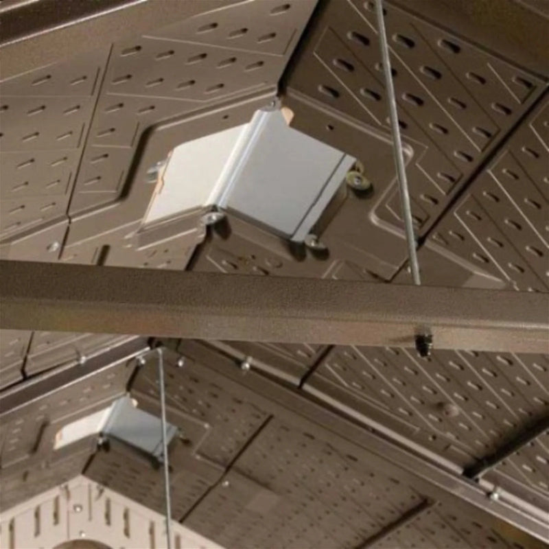 Lifetime 15ftx8ft Heavy Duty Dual Entrance Plastic Shed