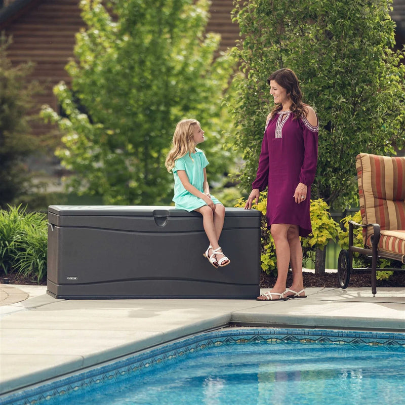 Lifetime 500l Large Cushion Box Dark Grey