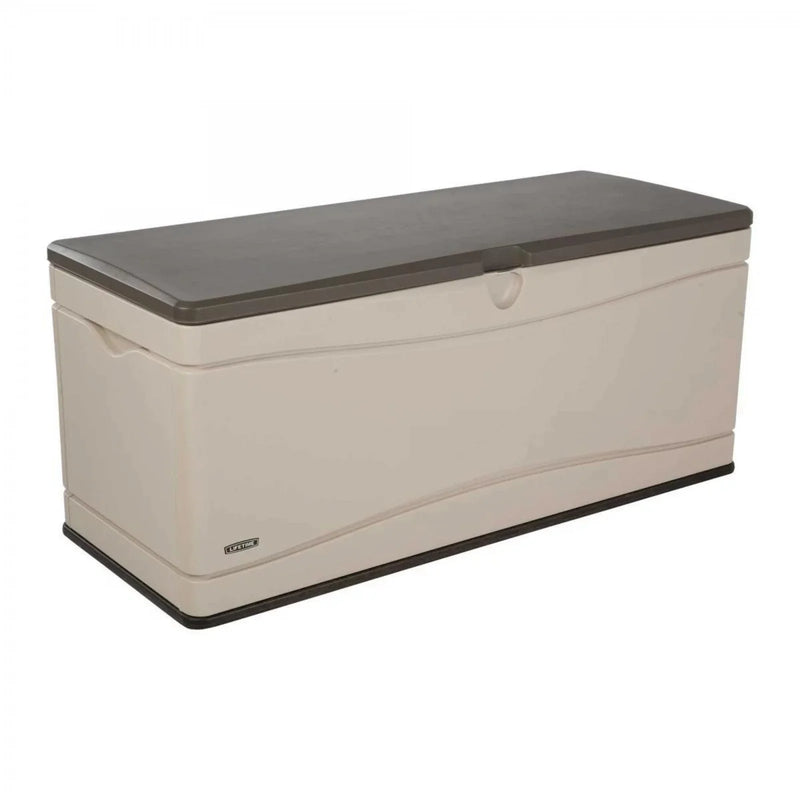 Lifetime 500L Plastic Outdoor Storage Box Brown/Desert Sand