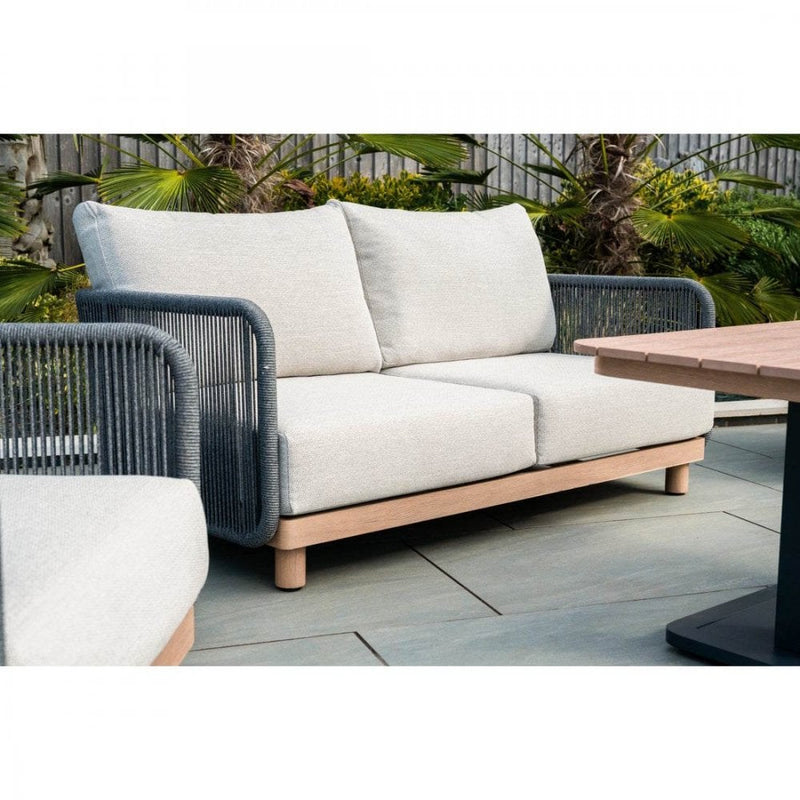 Norfolk Leisure Buxton 2 Seater Sofa Set with Piller Coffee Table and 2 Stools