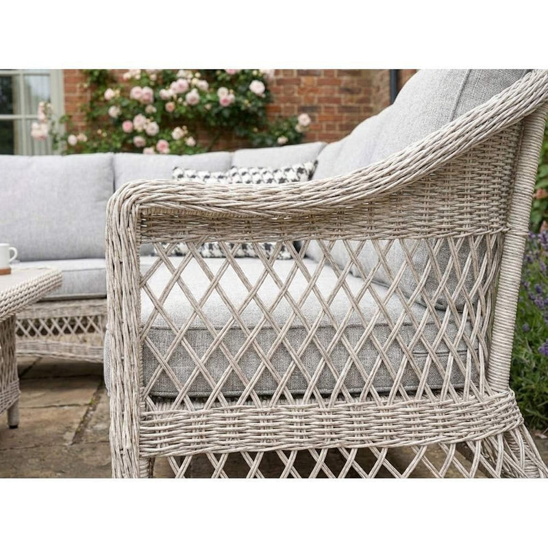 Norfolk Leisure Cotswold Corner Set With Benches And Square Adjustable Table