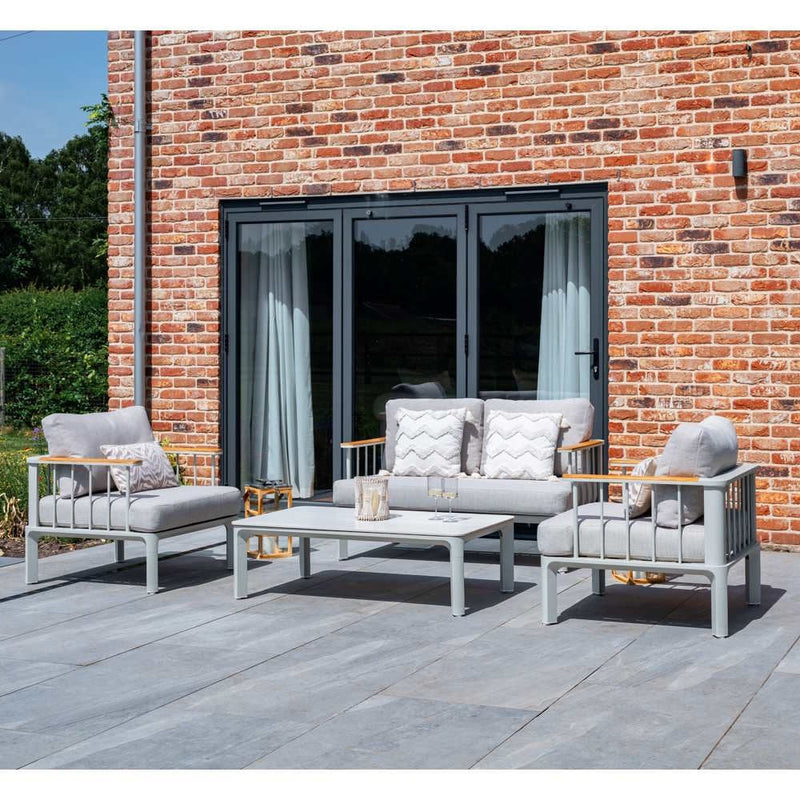 Norfolk Leisure Taunton Aluminium Round Side Bar Lounge Set