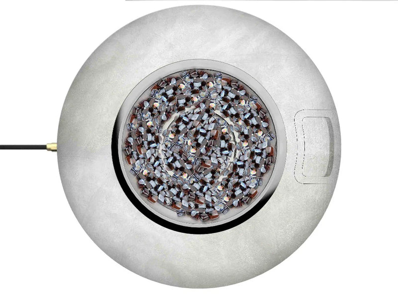 REVOLVE Ballo Gas Fire Pit Concrete Look