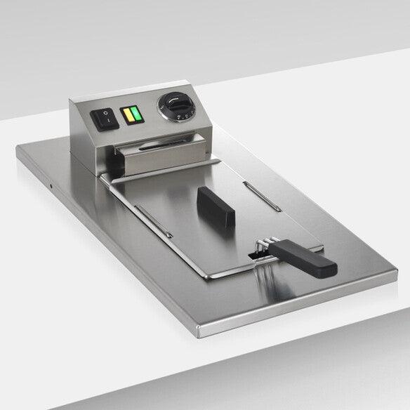 Grillandia Outdoor kitchen U shape, Paired with Beefeater proline 6 burner and Built-in deep fryer | 4m x 3.8m X 4m