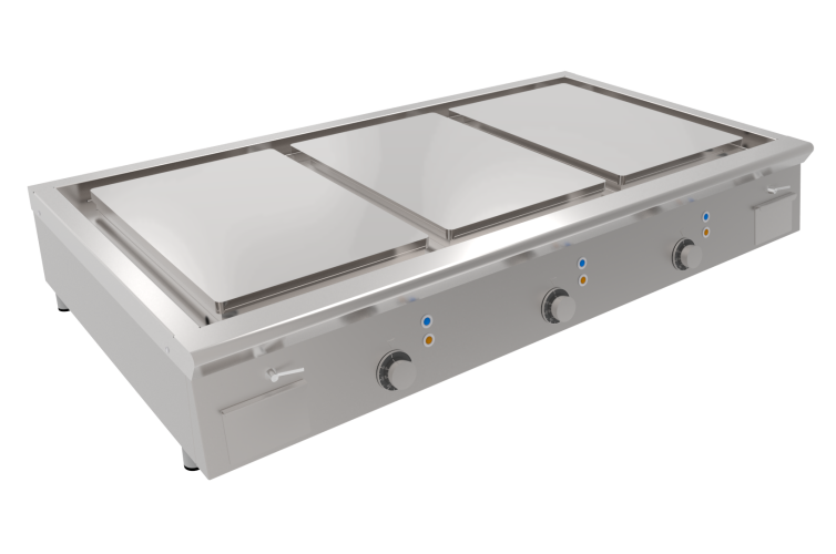 Mirror Residential & Commercial PLF3 Heavy Duty Electric Double Plancha