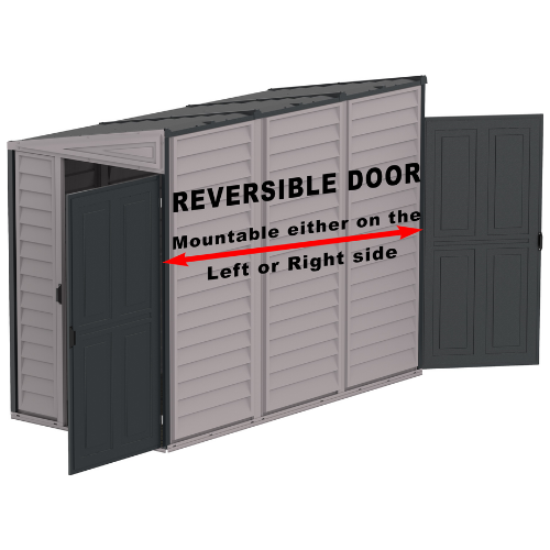 Saffron Sidemate Plus 4x8ft Lean-to Shed