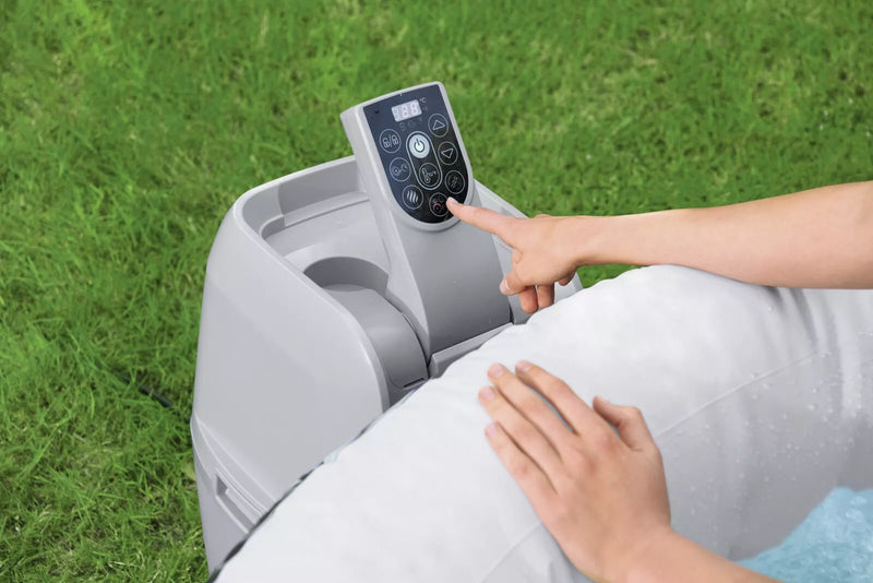 Cookout Inflatables Lay-Z-Spa 67in x 26in Aruba AirJet Inflatable Hot Tub Spa ...