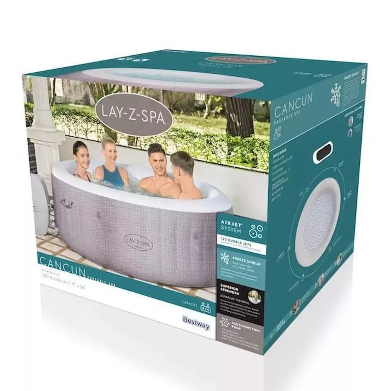 Lay-Z-Spa Cancun AirJet 4-Person Spa