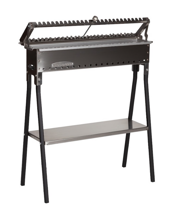 Rossofuoco Stainless steel barbecue for skewers or “Arrosticini” - Charcoal fired