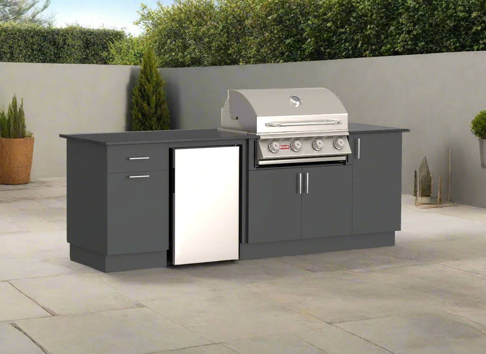 DuraBull Myrtle Beach 8Ft Straight Line Complete Outdoor Kitchen