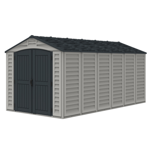 Saffron Apex Extra 15x8 Plastic Vinyl Shed