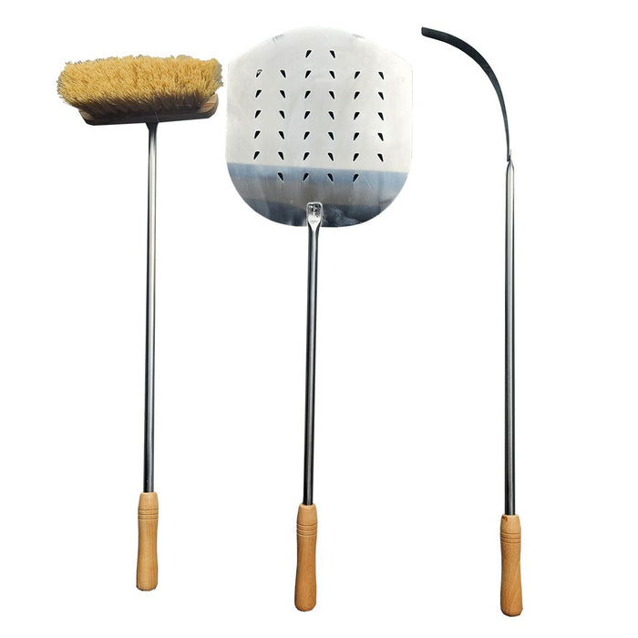 Stainless Steel Pizza Oven Tools - 3 Pieces