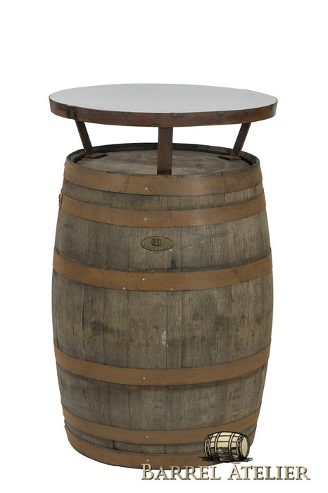 Standing Oak Bar Table Whisky - 190 Liters Brushed