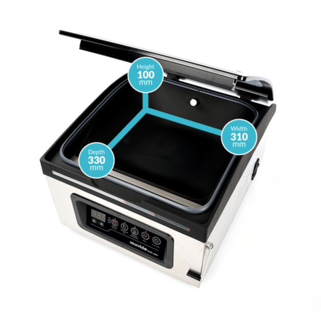 SousVideTools Senses 300 Chamber Vacuum Packer Plus with 4m/3 Oil Pump