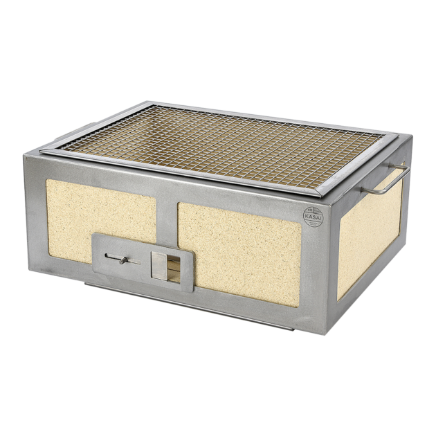 Medium Wide Kasai Konro Grill with Stainless Steel Frame V2