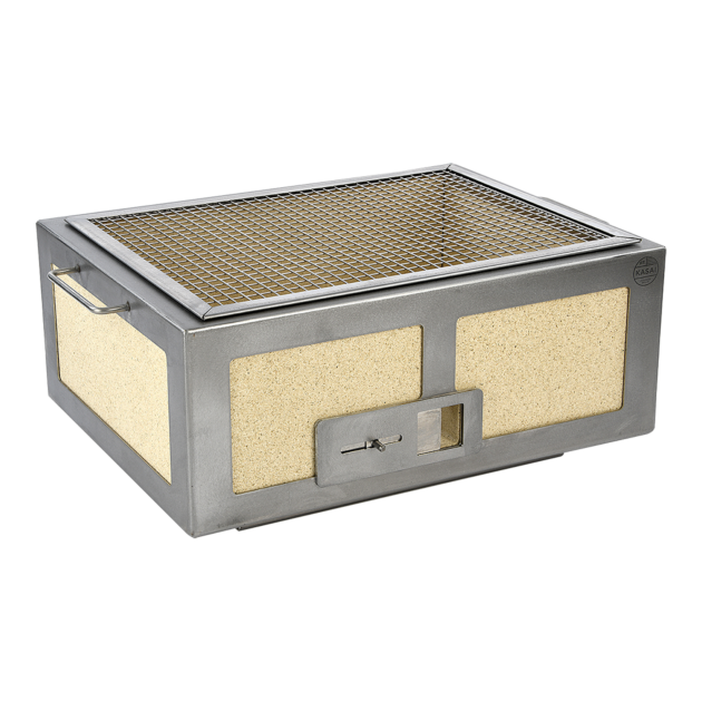 Medium Wide Kasai Konro Grill with Stainless Steel Frame V2