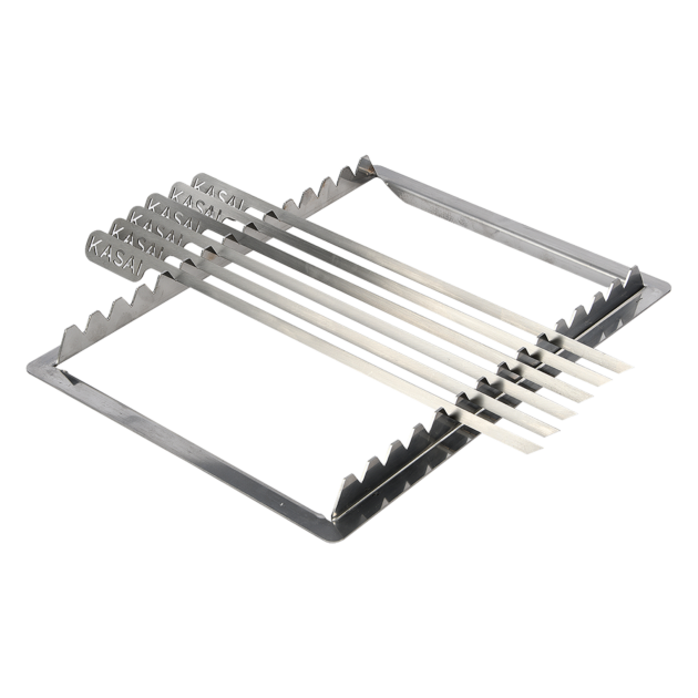 Kasai Konro Skewer Rack & 6 Skewers (for Medium Wide Kasai Grill)