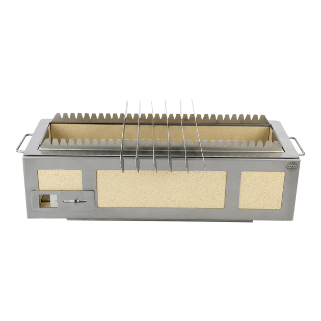 Kasai Konro Skewer Rack & 12 Skewers (for Long Kasai Grill)
