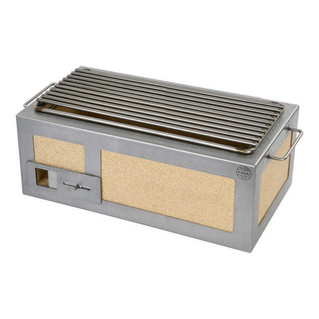 Medium long Kasai Konro Grill complete with Searing Grate