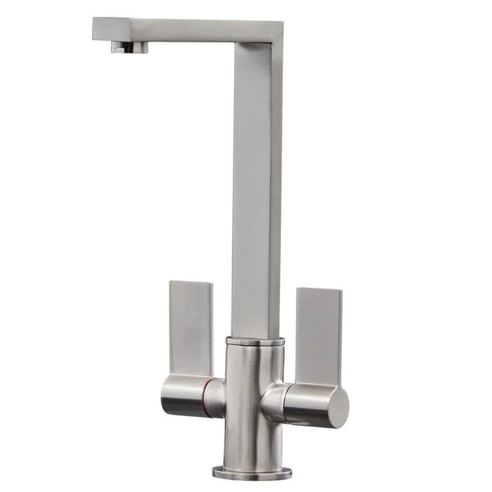 Tap Ayton Mono Block Mixer Kitchen-Brushed Nickel