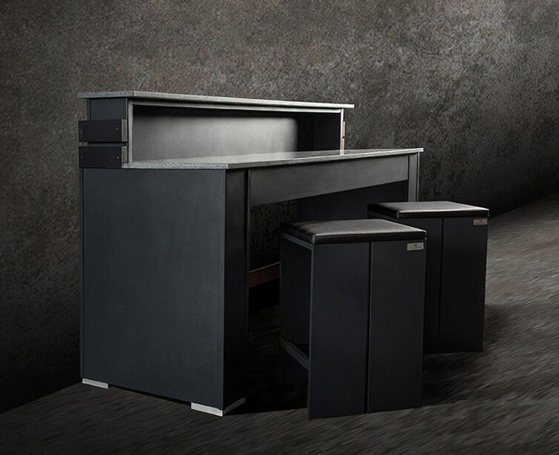 Grillandia Outdoor Bar with Stools and Weather Cover - 2M