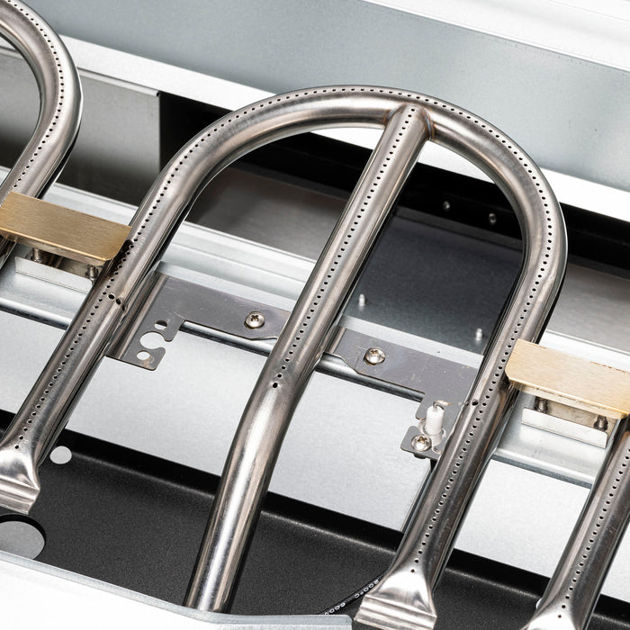 Cozze Outdoor kitchen plus 3 Burner Plancha 800 Gas BBQ and Sink |3M