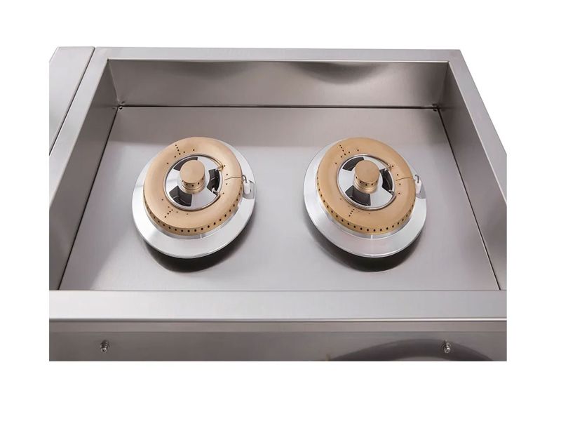 Whistler Fairford Outdoor Kitchen with Burford 5-Burner BBQ and side burner | 3.6M X 1.6M Full-Length