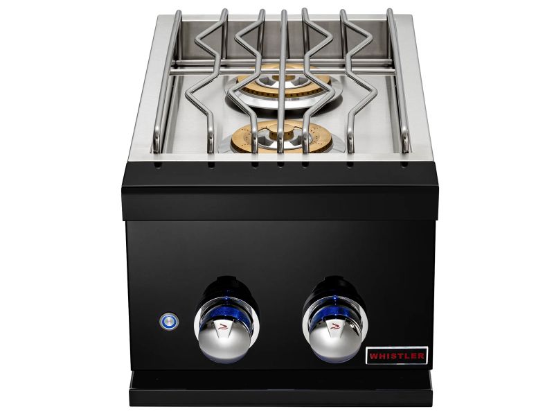 Whistler Fairford Outdoor Kitchen with Burford 5-Burner BBQ and side burner | 1.6M X 4.2M x 1.6 Full-Length